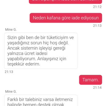 Yanlış Sipariş Ve Müşteri Hizmetleri Sorunu
