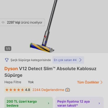 Kampanya Ürünlerinin Eksik Teslimatı: Dyson Süpürge Siparişimde Ayaklı Üniteler Gelmedi