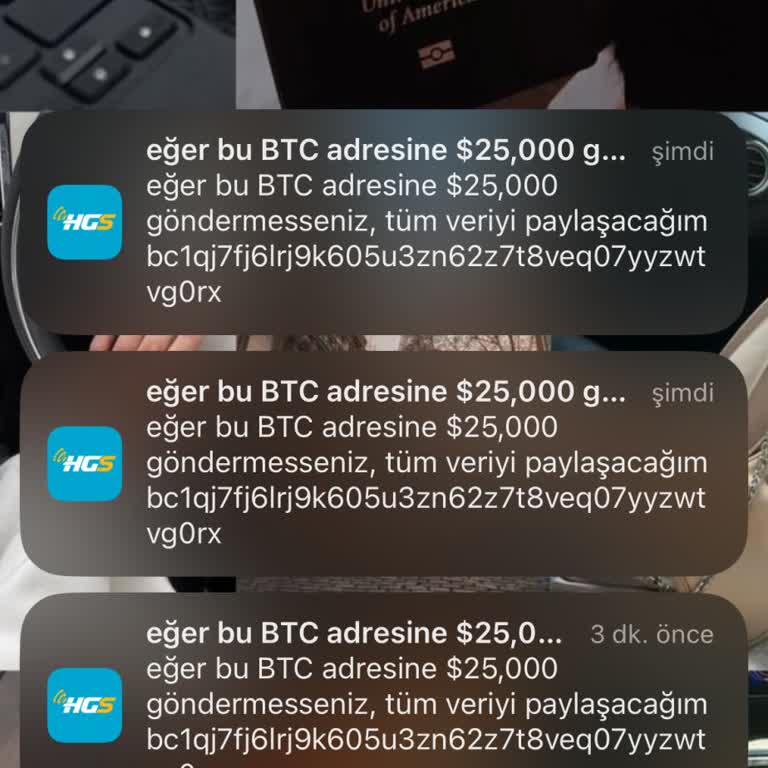 HGS Uygulaması Üzerinden Gelen Tehditkar Bildirimler