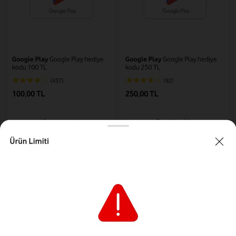 Google Play Kodu Alım Sınırı Sürprizi