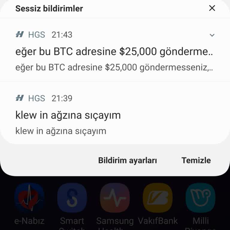 HGS Uygulamasında Şüpheli Para Talebi