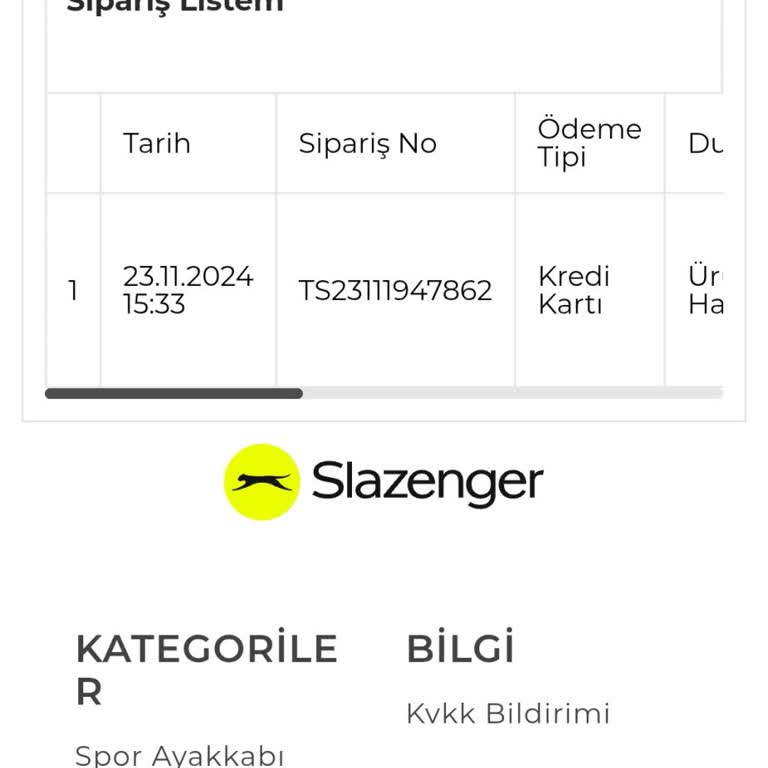 Slazenger'dan Siparişim Neden Hâlâ Kargoya Verilmedi?