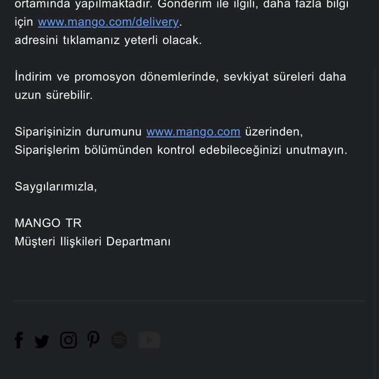 Sipariş Gecikmesi Ve Yetersiz Müşteri Hizmetleri