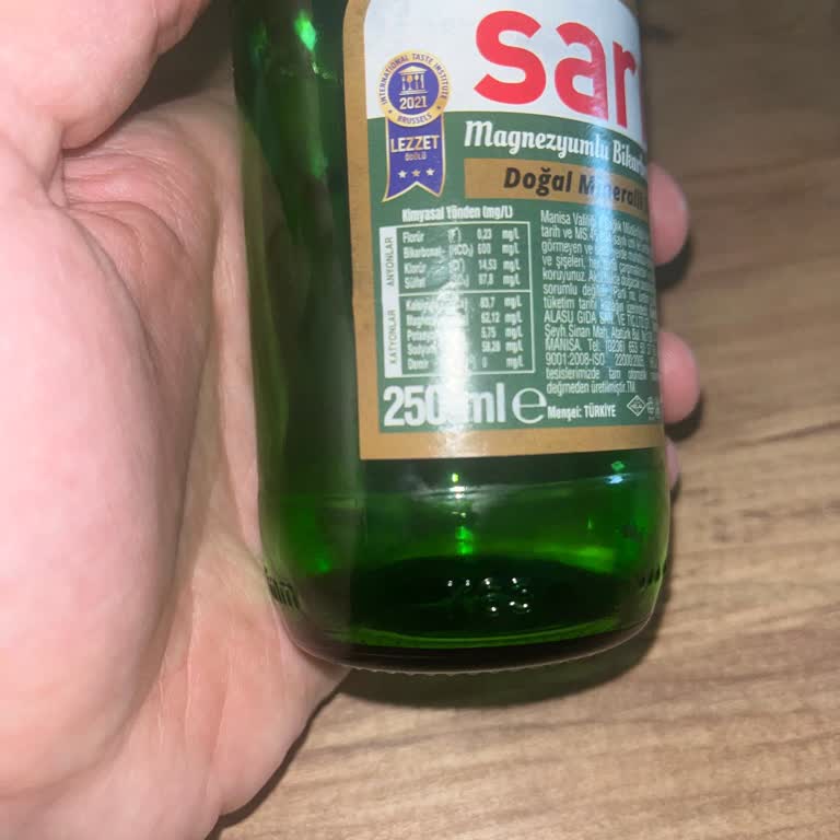 Sarıkız Maden Suyu 'nda Metal Tadı Sorunu