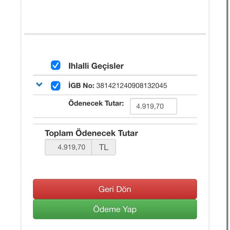Otoyol Ücreti Yüzünden İcra Şoku