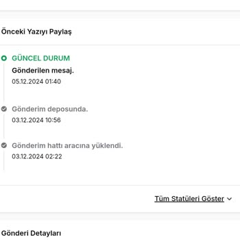 Teslim Edilmeyen Sipariş Ve Yetersiz Müşteri Hizmetleri
