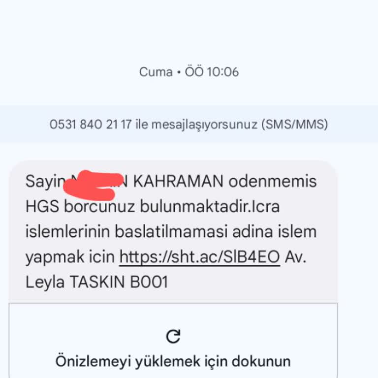 HGS Borcu Ve Kimlik Bilgisi Güvenliği İhlali Şikayeti