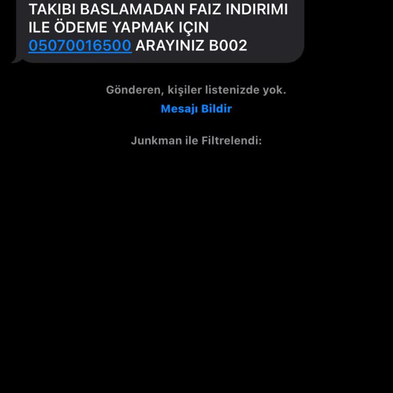 Hukuk Bürosunun Haksız İcra Takibi Mesajı