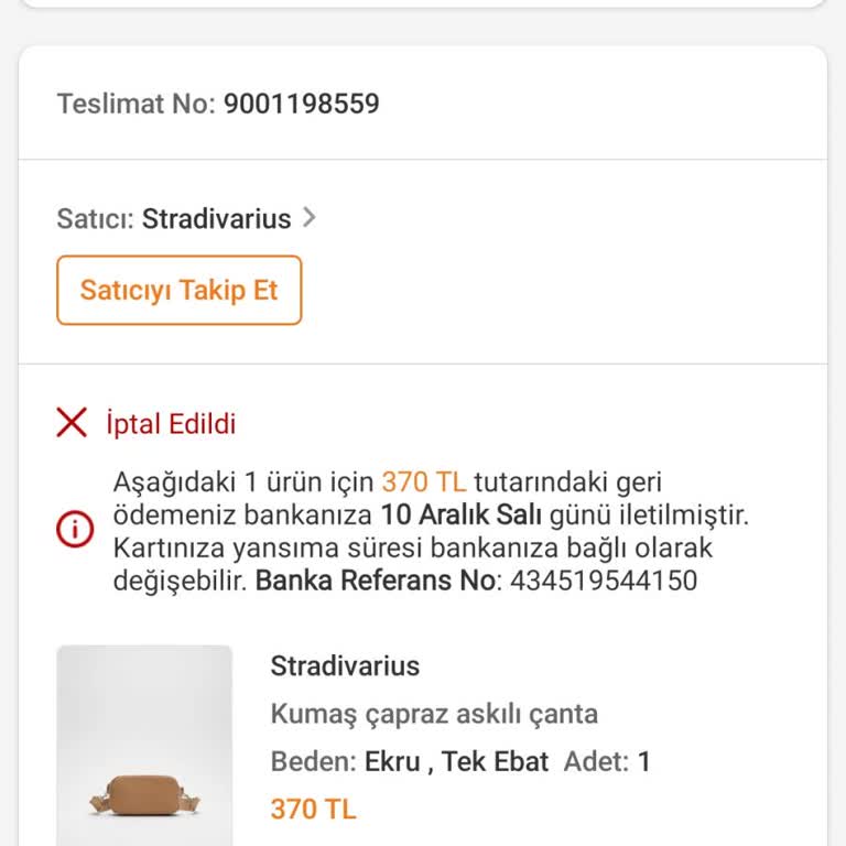 İndirimli Çantanın İptaliyle Hayal Kırıklığı