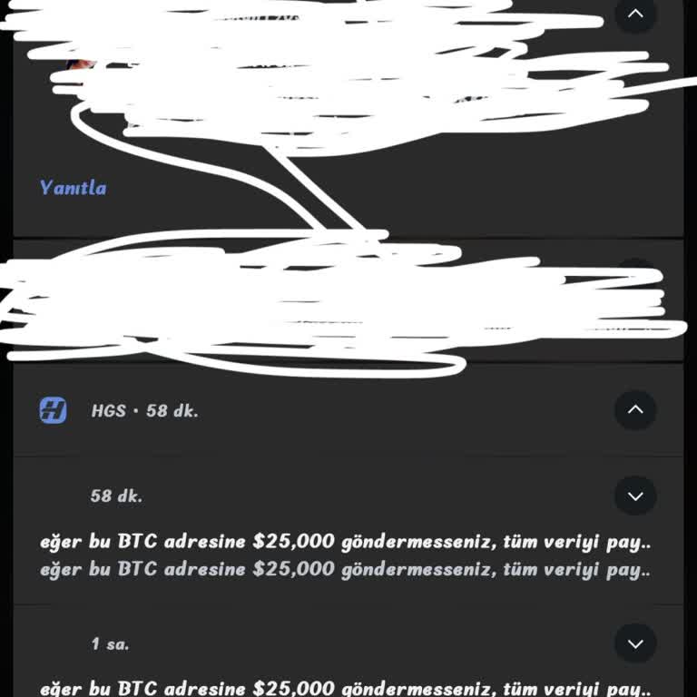 HGS Uygulamasında Güvenlik Açığı Ve Tehdit Mesajları