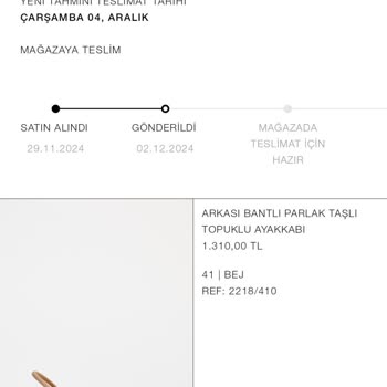 Zara Online Alışverişte Teslimat Ve İletişim Sorunu