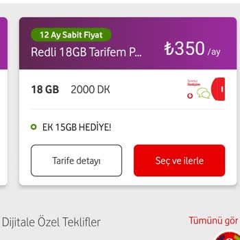 Vodafone Tarifemde %300 Zam Mağduriyeti