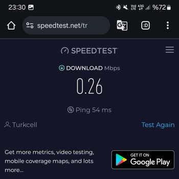 Turkcell'e Geçiş Sonrası İnternet Hızı Hayal Kırıklığı