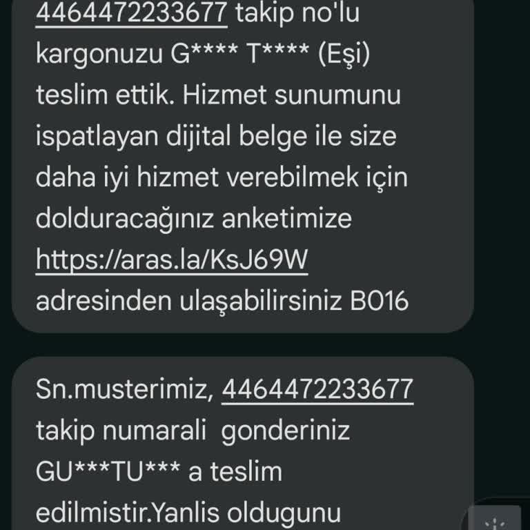Yanlış Teslimat Korkusu