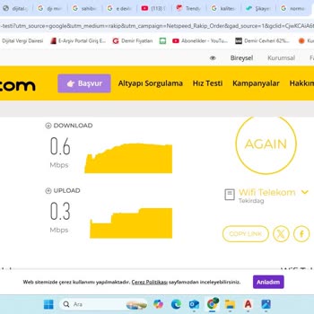 Türk Telekom'un Yavaş İnternet Hizmeti Ve İlgisiz Müşteri Hizmeti