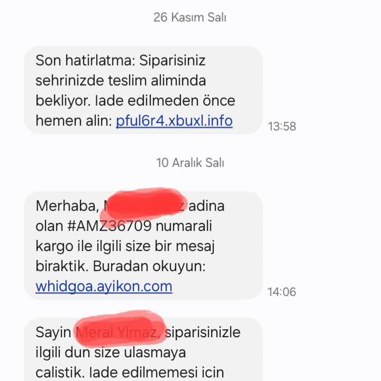 Yanıltıcı Mesajlarla Mağduriyet