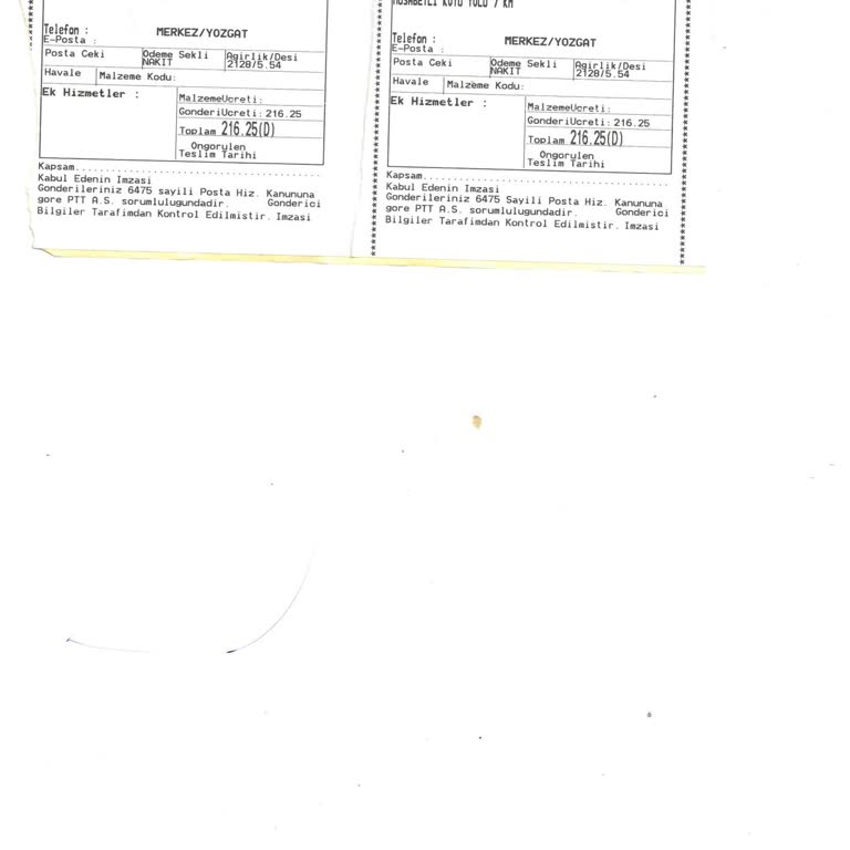 PTT Kargo Teslimatında Yanlışlık Ve Sorumsuzluk