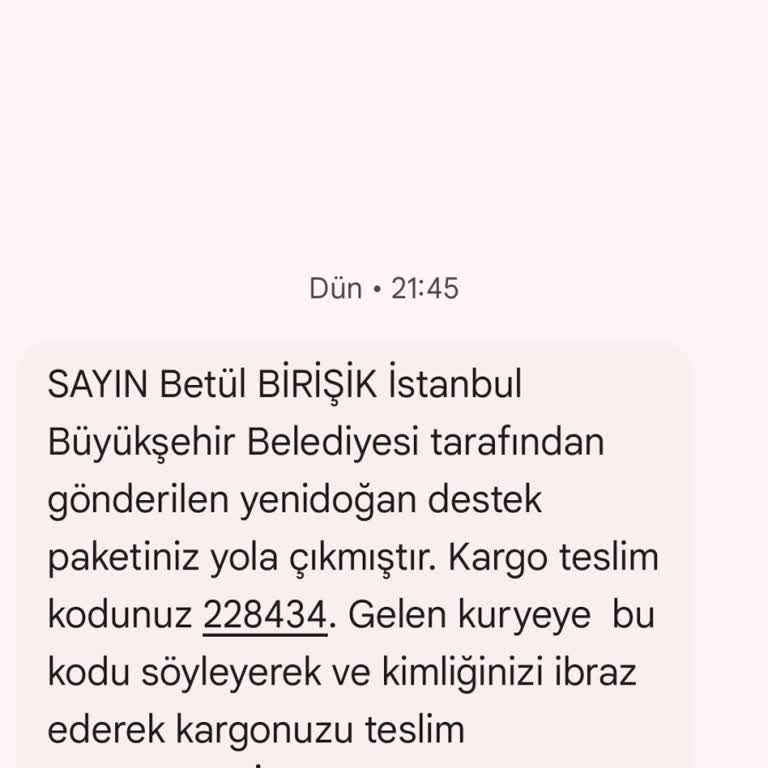 Yenidoğan Destek Paketi Takip Sorunu