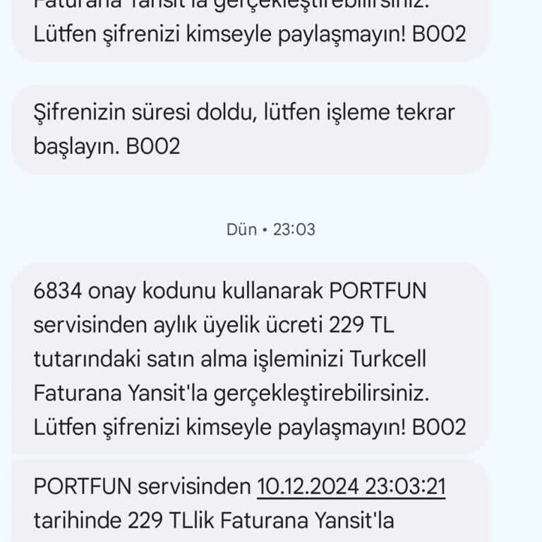 Habersiz Üyelik Ve İade Talebi