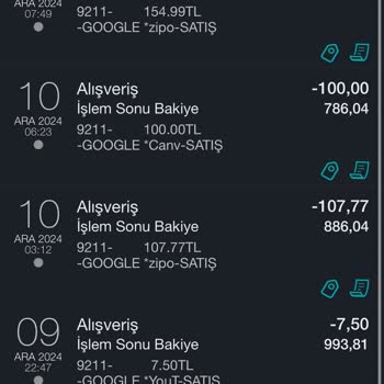 Hesabımdan İzinsiz Para Çekilmesi