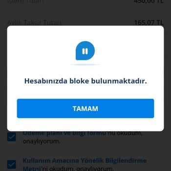 Ödemeye Rağmen Kredi Kartı Blokesi Kalkmıyor
