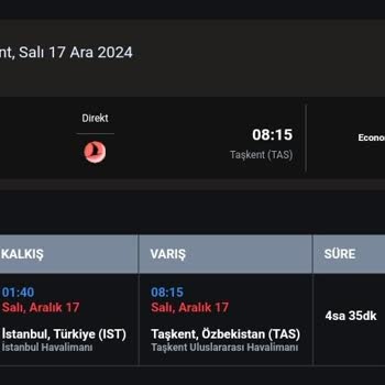 Uzun Uçuşta Konfor Ve Hizmet Eksikliği