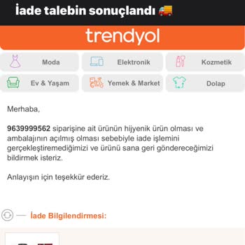 İade Edilmeyen Ürün İçin Çözüm Arayışı
