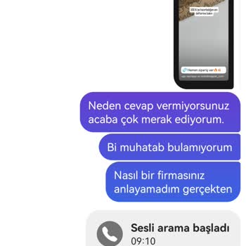 Sipariş Sürecinde İletişim Eksikliği