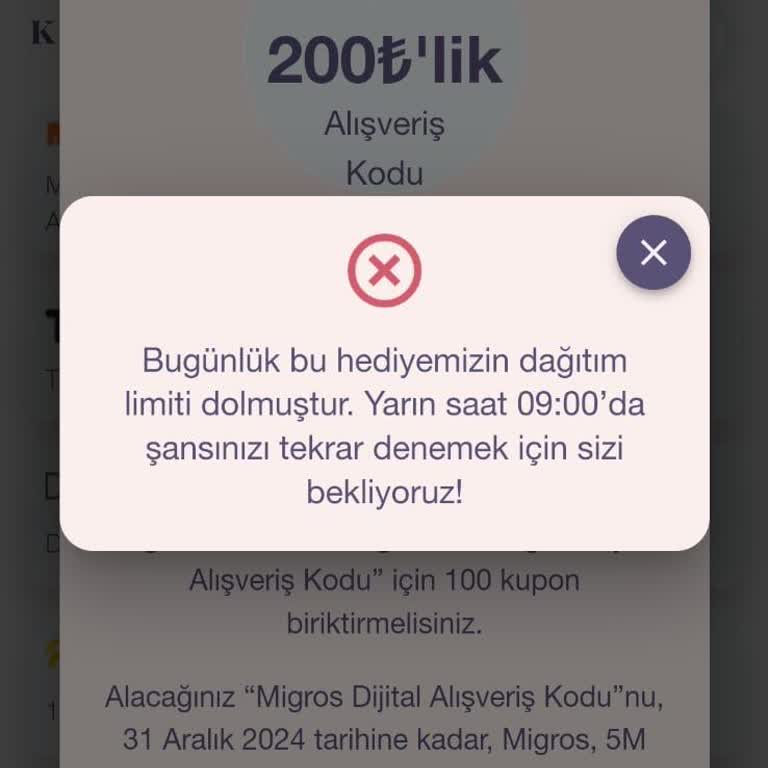 Turkcell Bizce Uygulamasında Kupon Mağduriyeti