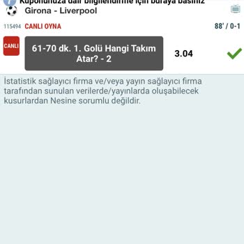 Kazanan Kuponumun Ödemesi Yapılmadı