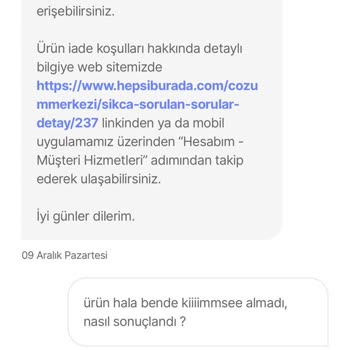 İade Sürecindeki Sorunlar Ve İletişim Eksiklikleri