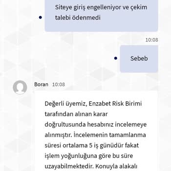 Ödeme Sorunları Ve Hesap Engelleme Deneyimi