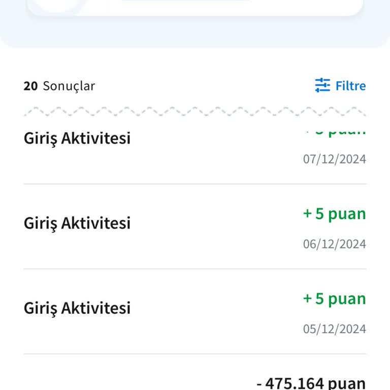 Kazandığımız Puanların Silinmesi Mağduriyeti