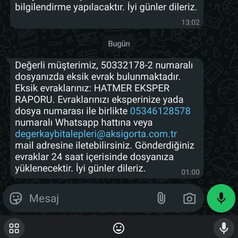 Aksigorta'nın İlgisizliği Ve Sürekli Oyalama Taktikleri