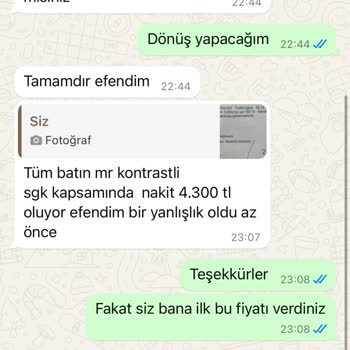 Yanıltıcı MR Fiyatlandırması Ve Bilgi Kirliliği