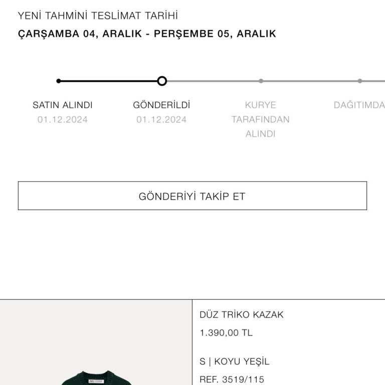 Zara Teslimat Sorunu Ve Ulaşım Zorluğu