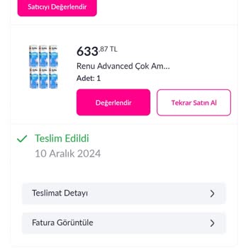 Eksik Gönderilen Sipariş Ve Yanıltıcı Ürün Bilgisi