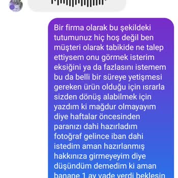 Bebek Ürünleri Siparişimde Yaşanan Sorunlar Ve Mağduriyet