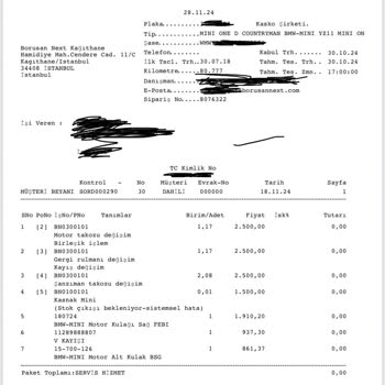 Borusan Next'te Yan Sanayi Parça Sorunu Ve Kurumsallık Eksikliği