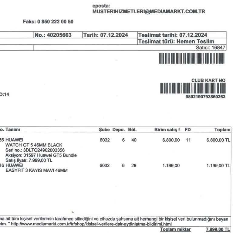 Hediye Kordon Ücretlendirmesi Ve Fatura Sorunu