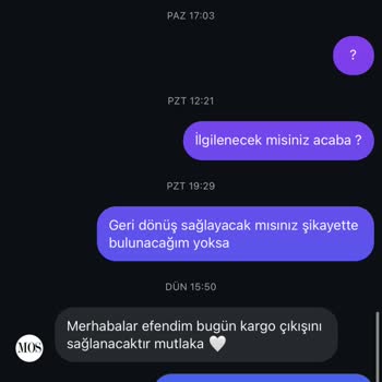 Siparişim Hala Kargolanmadı!