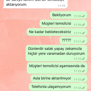 Teslimat Sorunu Ve Ulaşılamayan Müşteri Hizmeti