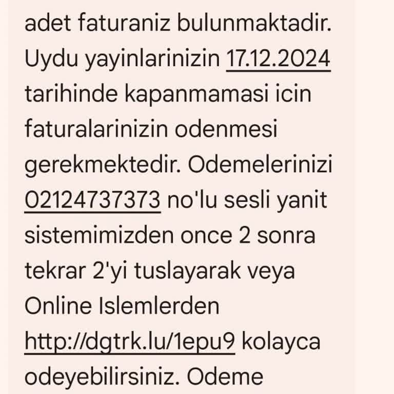 Digiturk'ün Haksız Ücretlendirme Ve Hizmet Sorunları