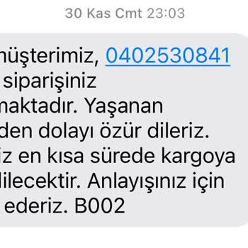 Sipariş İptali Ve Müşteri Mağduriyeti