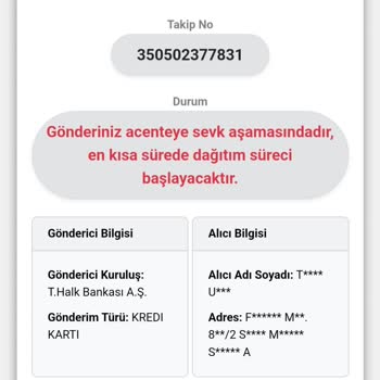Teslim Edilmeyen Ürün İçin Acil Çözüm Talebi