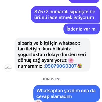 İade Sürecinde Yetersiz Destek Ve İletişim Sorunu