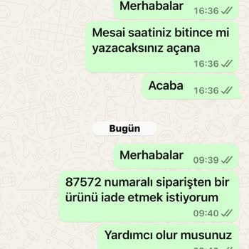 İade Sürecinde Yetersiz Destek Ve İletişim Sorunu