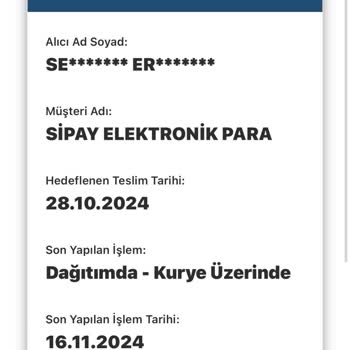 Kargo Şirketinin Yetersiz Hizmeti Ve İletişim Sorunları