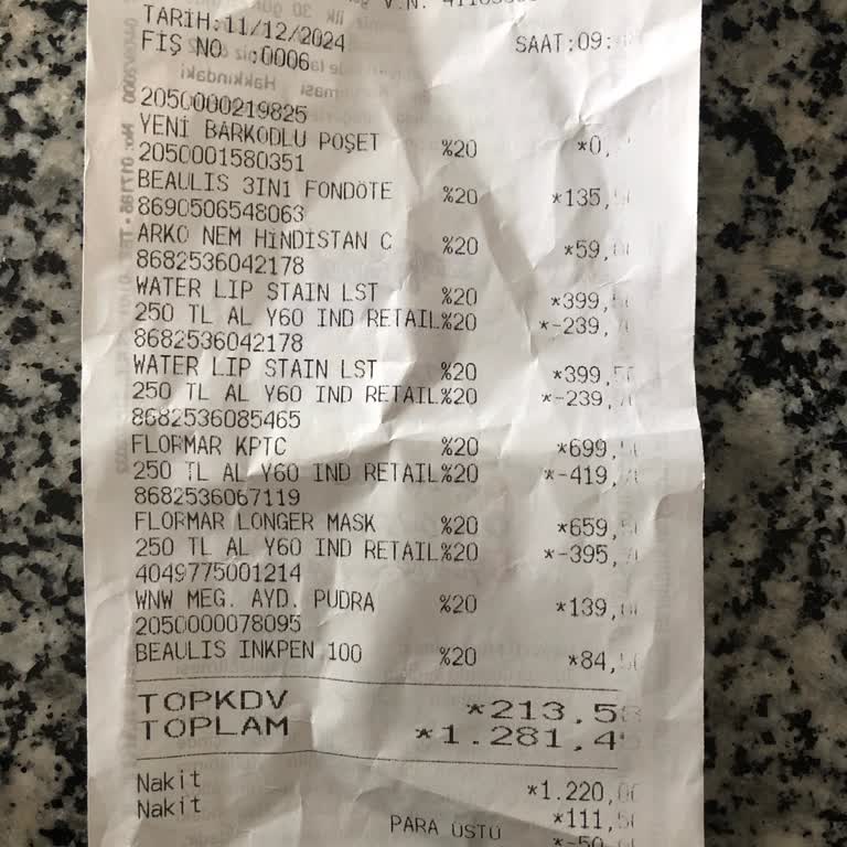 Yanıltıcı İndirim Bilgilendirmesi