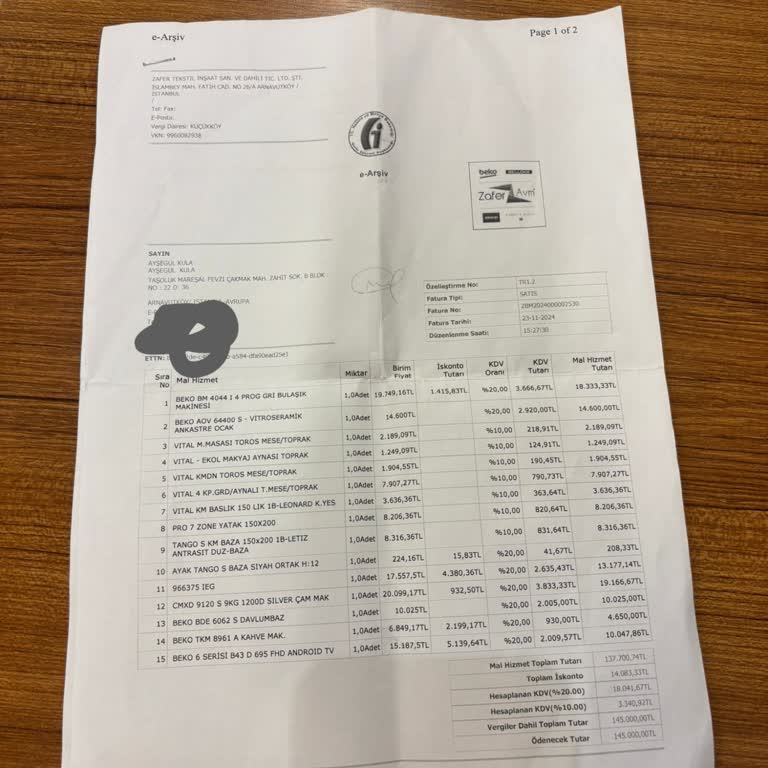 Beko Mağazasından Teslimat Ve İade Sorunu